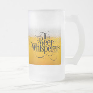 Bier Whisperer Mattiert Glass Bier Tasse