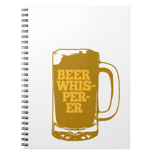 Bier Whisperer Tasse Notizblock (Vorderseite)