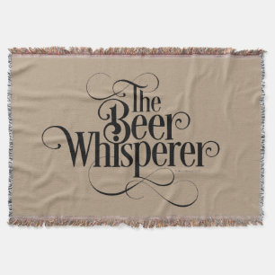 Bier Whisperer Throw Blanket Decke