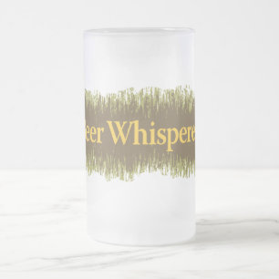 Bier Whispertext Mattglas Bierglas