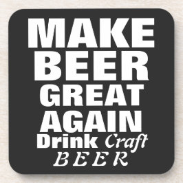 Bier wieder großartig machen getränkeuntersetzer