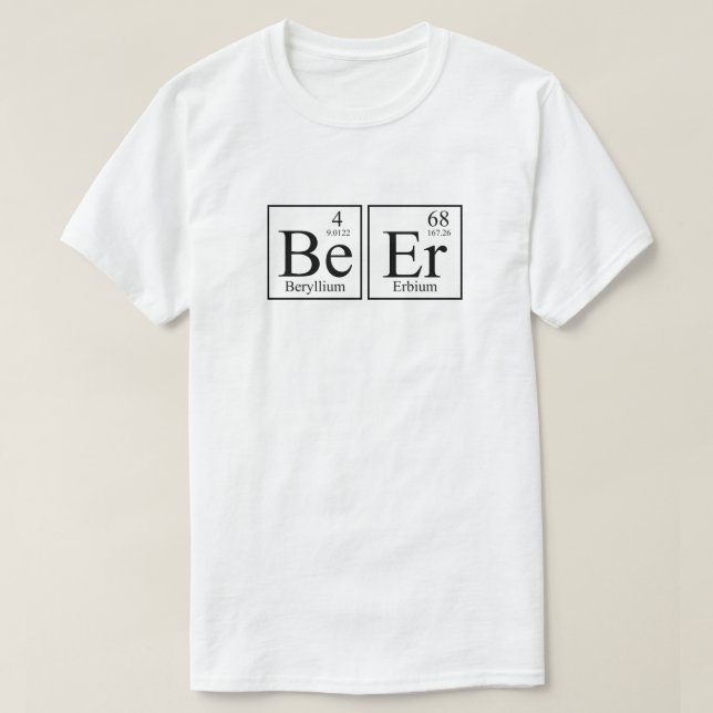 Bier-Wissenschaft T-Shirt (Design vorne)
