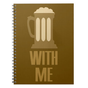 Bier with Me Notebook Notizblock