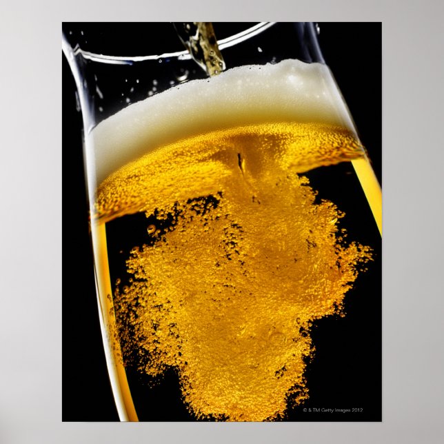 Bier wurde in Glas gegossen, Studio-Aufnahme Poster (Vorne)