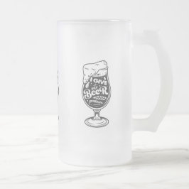 Bier Zitat Mattierte Glas Bier Tasse