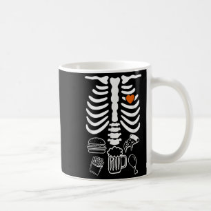 Bierbauch & Amp; Baby Skeleton Schwangerschaft Paa Kaffeetasse
