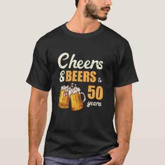 Bierbäume bis 50 Jahre Gewitter 50. Geburtstag T-Shirt