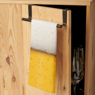 Bierblasen Nah-up Küchentuch