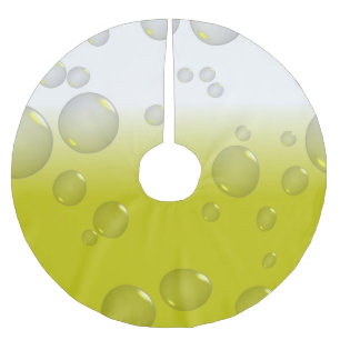 Bierblasen Polyester Weihnachtsbaumdecke