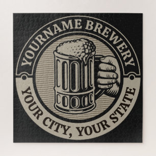 Bierbrauen Personalisierter NAME Brauerei Große Ta