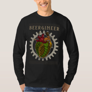 Bierbrauer Bier Hopfen Biertrinker Brauerei Trinke T-Shirt