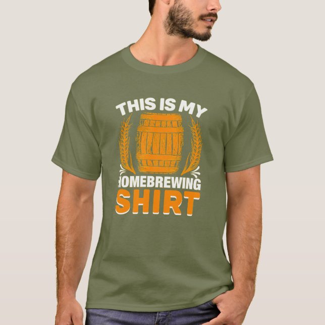 Bierbrauer Das ist meine Zuhause T-Shirt (Vorderseite)