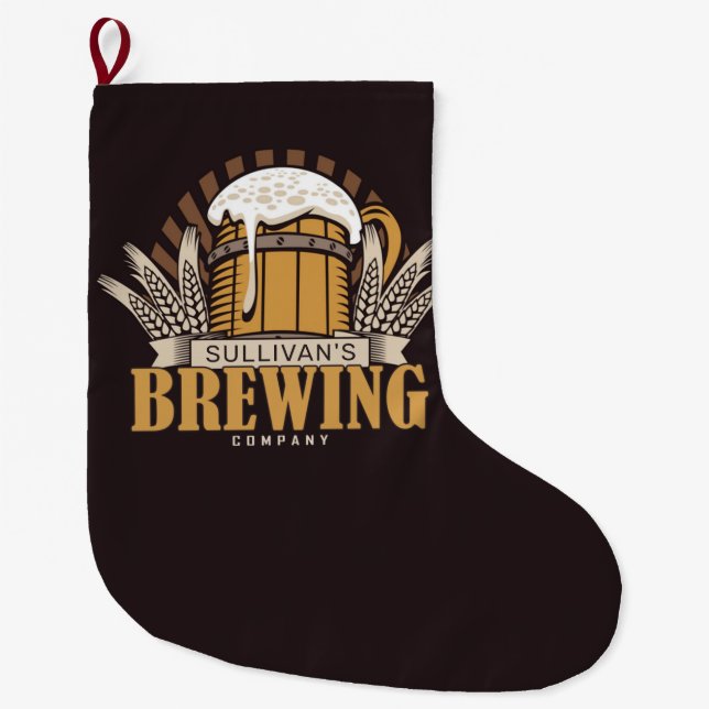 Bierbrauerei Bar Großer Weihnachtsstrumpf (Vorderseite)