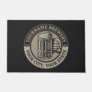 Bierbrauerei Personalisiert NAME Brauerei Big Tass Fußmatte