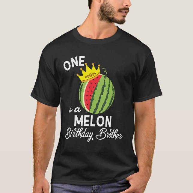 Bierbraut Watermelon Eins in einem Melon T-Shirt (Vorderseite)