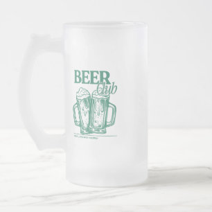 Bierclub Die Bruderschaft des Gebräus Mattglas Bierglas