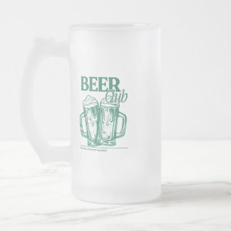 Bierclub Die Bruderschaft des Gebräus Mattglas Bierglas