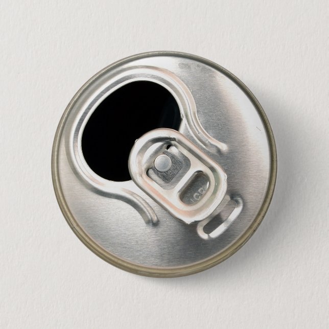 Bierdose für offene Getränke Button (Vorderseite)