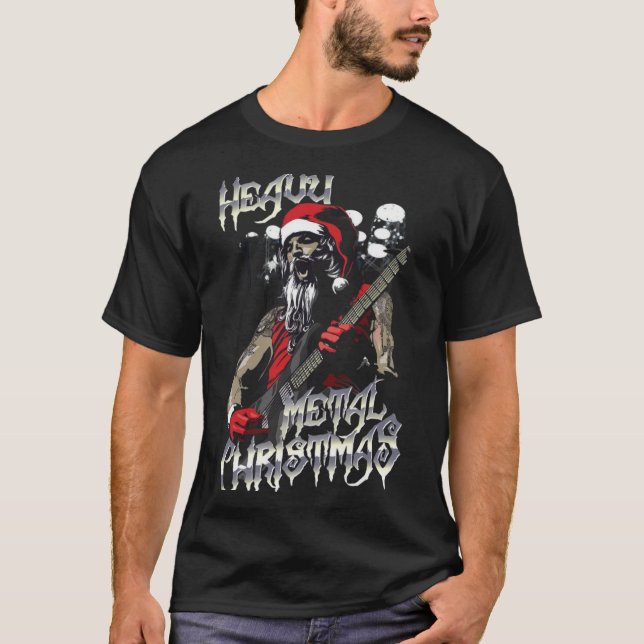Bière Bar de Noël Boire glace hiver Motif T-shirt (Devant)