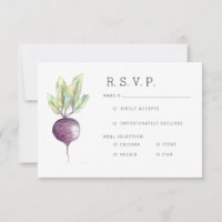 Bière biologique |Veggie Watercolor RSVP