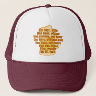 BIÈRE dans les langues casquette - choisir la coul