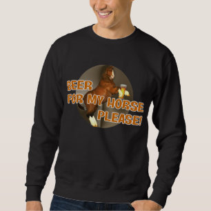 Bière de cowboys pour mon sweatshirt de cheval