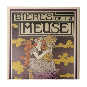 Biere de la Meuse von Marc Auguste Bastard Fliese