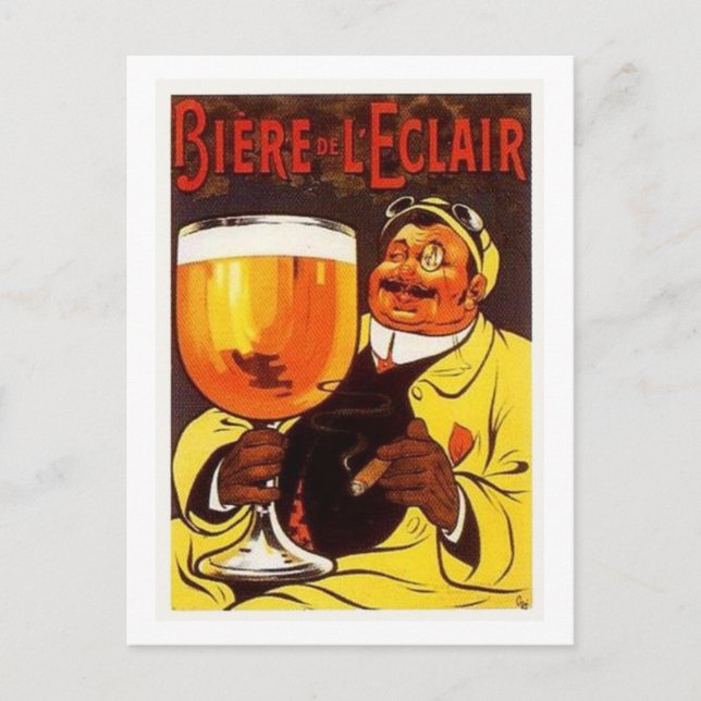 Biere de L'eclair Postkarte (Vorderseite)