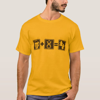 Bière drôle + aucun préservatif = T-shirt jumeau