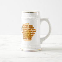 BIÈRE en langues tasse - choisir style & couleur