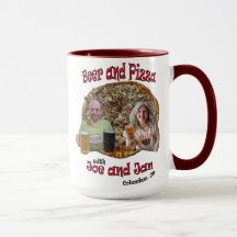 Bière et pizza avec Joe et Jan - Mug