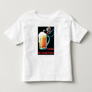 Biere fördernden Plakats Chartres Kleinkind T-shirt