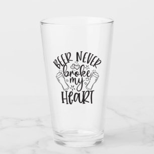 Bière jamais brisé Mon Coeur verre