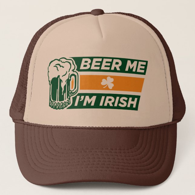 Bière je je suis casquette irlandais (Devant)