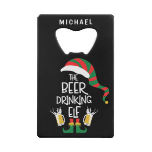 Bière Noël Elf drôle Typographie personnalisée
