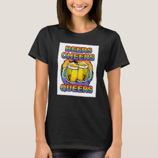 Biere Prost Queers Bisexuell Transgender Liebe Lgb T-Shirt
