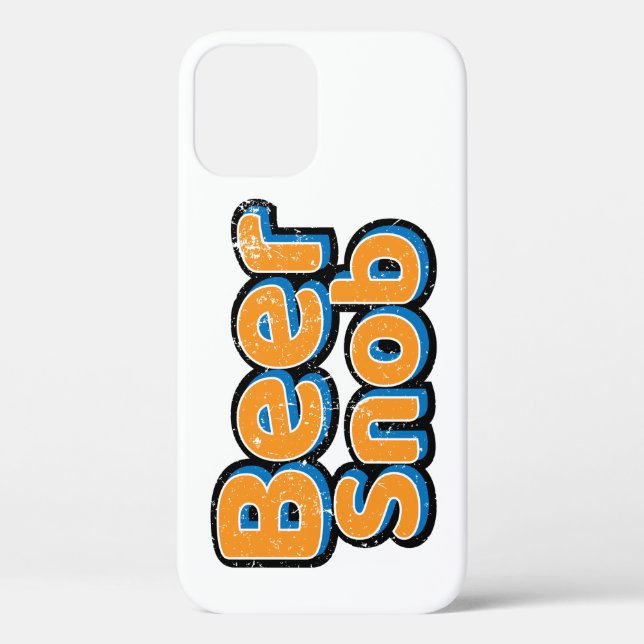 Bière Snob coque iphone Vintage (Verso)