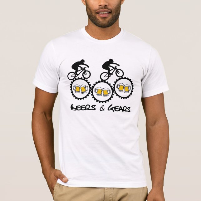 Biere u. Gang-T - Shirt, hergestellt in USA T-Shirt (Vorderseite)