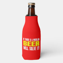 Bière va le résoudre - Glacière bouteille