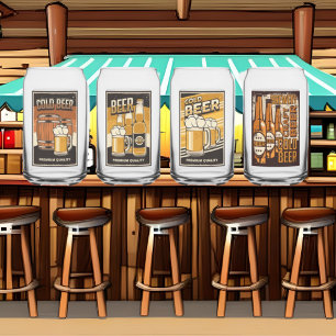 Bière vintage rétro cool