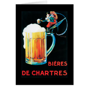 Biere von Chartres Werbeplakat