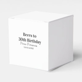 Biere zum 30. Geburtstag Name Datum Mann stilvollE Geschenkschachtel