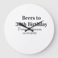 Biere zum 30. Geburtstag Name Datum Mann stilvollE