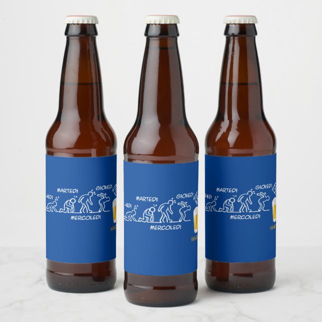 Bierentwicklung Bierflaschenetikett (Flaschen)