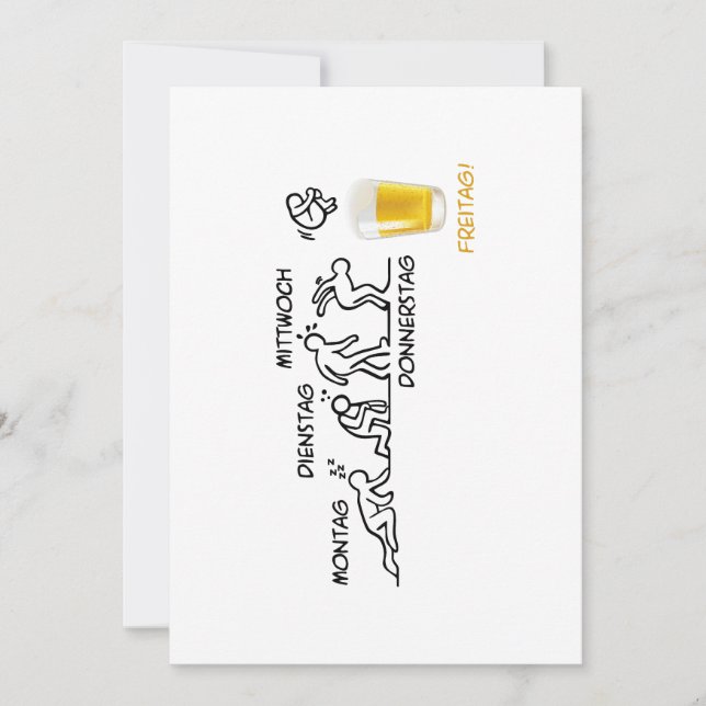 Bierentwicklung Einladung (Vorderseite)