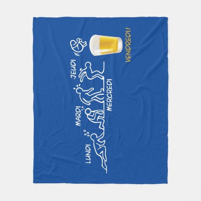 Bierentwicklung Fleecedecke (Vorderseite)