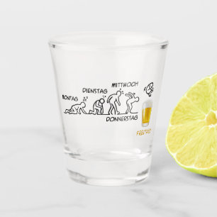 Bierentwicklung Schnapsglas