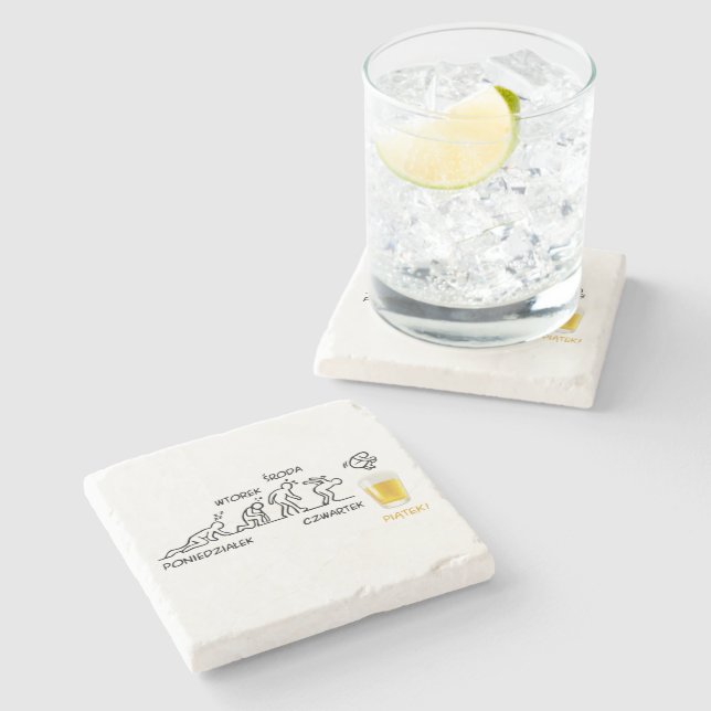 Bierentwicklung Steinuntersetzer (Seitenansicht)