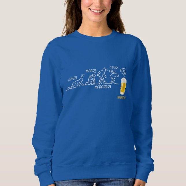 Bierentwicklung Sweatshirt (Vorderseite)