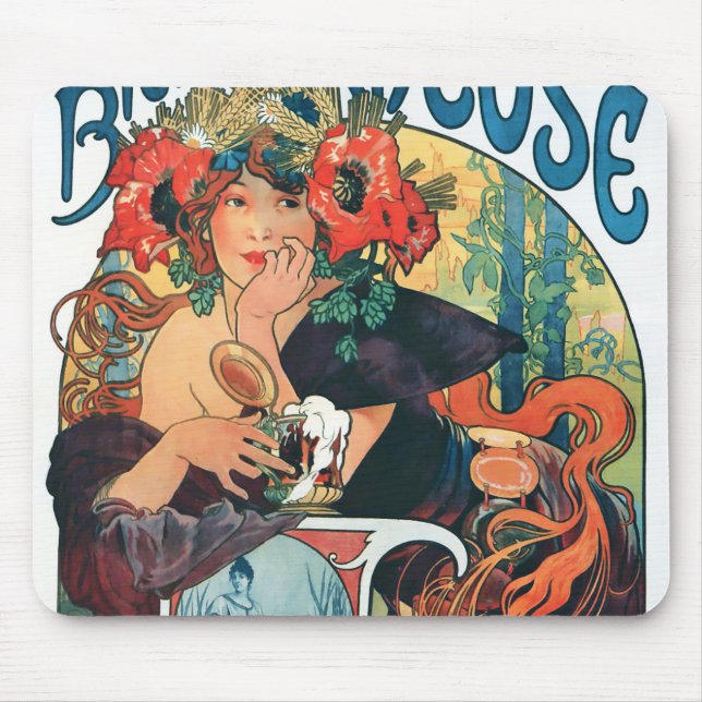 Bieres de la Meuse, Mucha Mousepad (Vorne)
